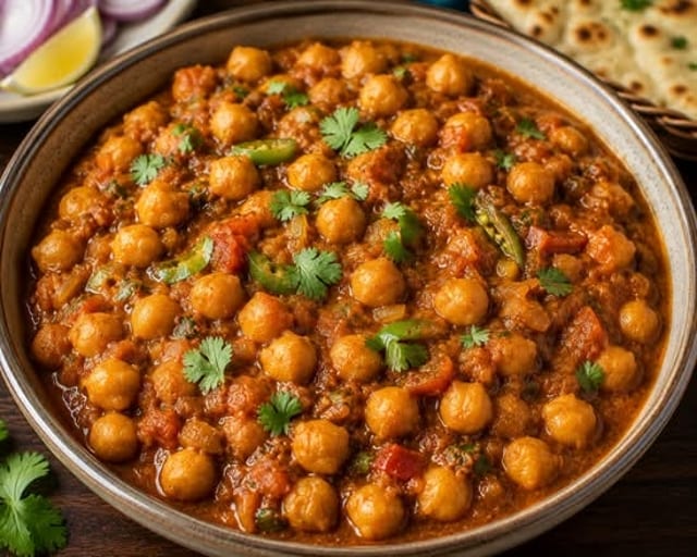 Chana Butter Masala.