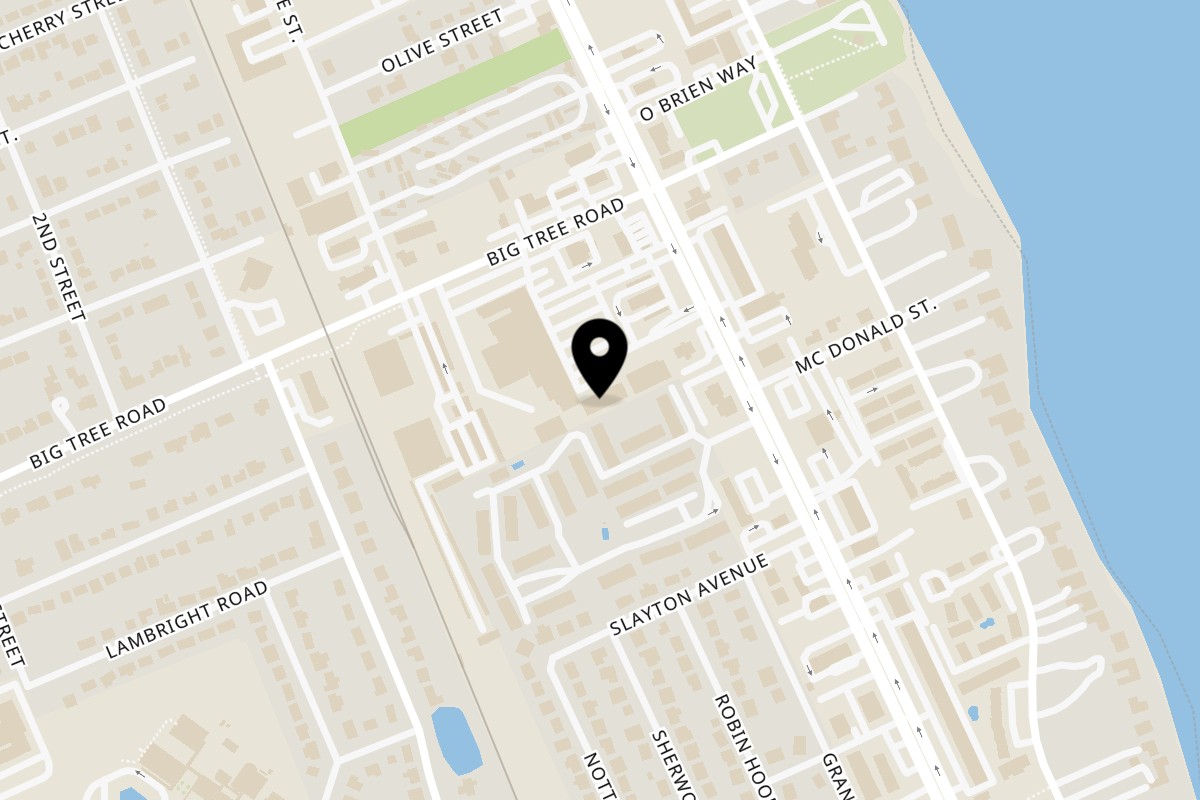 Map showing the location of Swaad Indian Kitchen on 2032 S Ridgewood Ave Ste 1-2 in South Daytona